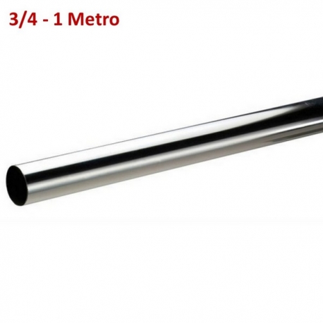 BARRA CROMADA 3/4"  1.0 MTS