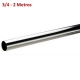 BARRA CROMADA 3/4"  2.0 MTS