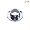 SOPORTE BARRA CROMADO 3/4"