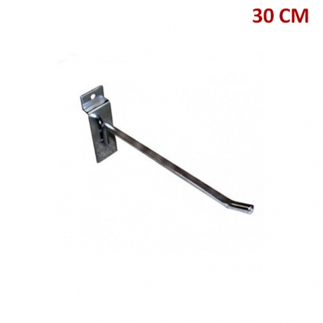 GANCHO TRUPAN RANURADO 30 CM ZN