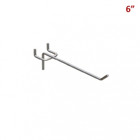 GANCHO CHOLGUAN PERFORADO  6"