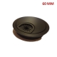 PASACABLE METALICO 60 MM REDONDO NEGRO