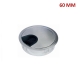PASACABLE METALICO 60 MM REDONDO SATINADO