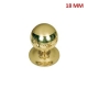 PERILLA REDONDA 18 MM BRONCE