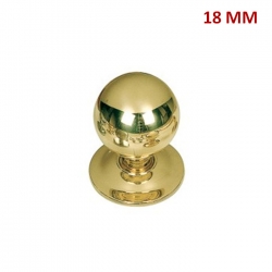 PERILLA REDONDA 18 MM BRONCE