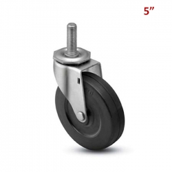 RUEDA NEGRA CON HILO 5"