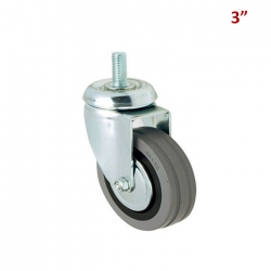 RUEDA GRIS CON HILO  3"