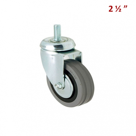 RUEDA GRIS CON HILO  2 1/2"