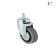 RUEDA GRIS CON HILO  2"