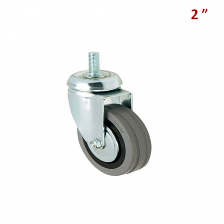 RUEDA GRIS CON HILO  2"