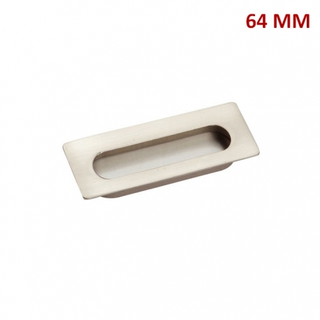 ASA RECTANGULAR 64 MM SATINADA