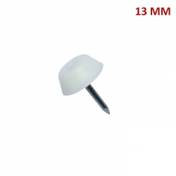 PATIN CON CLAVO 13 MM BLANCO