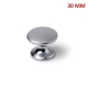 PERILLA PLANA 30 MM NIQUEL OPACO