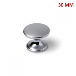 PERILLA PLANA 30 MM NIQUEL OPACO