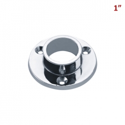 SOPORTE BARRA CROMADO 1"