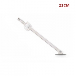 BRAZO PUERTA BLANCO 22  CM