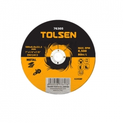 DISCO DESVASTE FE TOLSEN 180 MM 76305