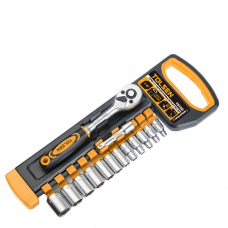 DADO JUEGO TOLSEN 1/4" 4-14 MM 15150