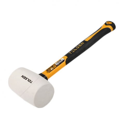 MACETA GOMA TOLSEN 24 OZ 25177 BLANCA