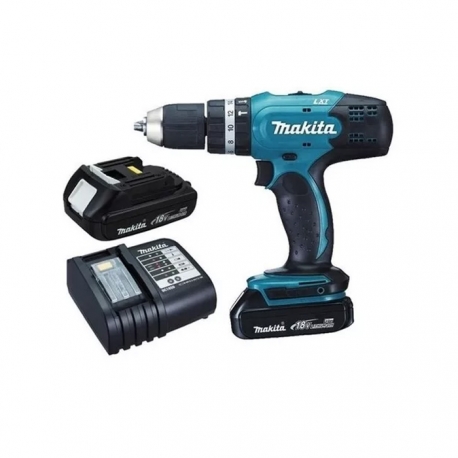 TALADRO MAKITA INAL DHP453SYE 18V-13MM 2BAT 1.5A+CARGADOR