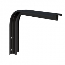 ESCUADRA REPISA NEGRA 15*20